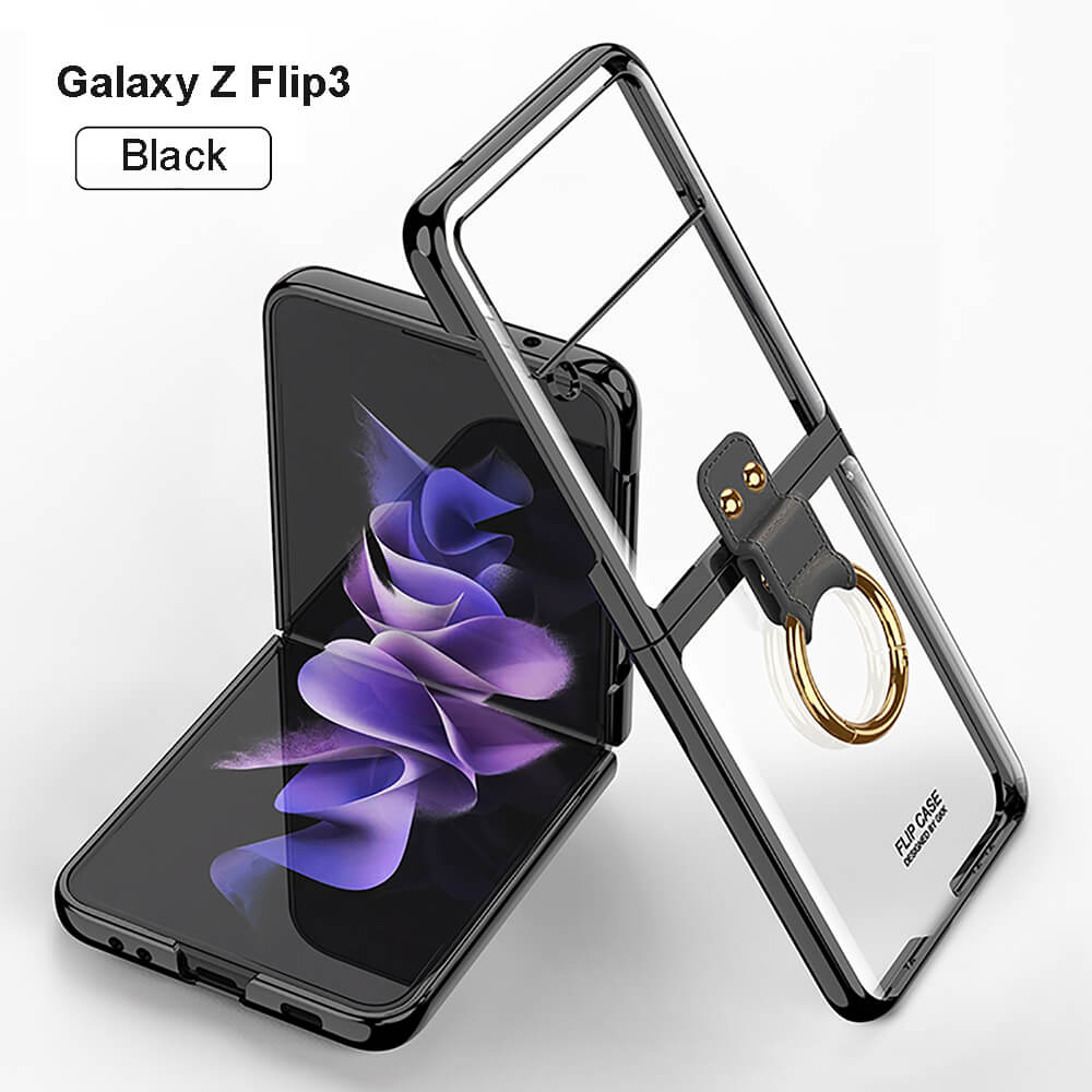 Newest Phantom Plating Anti-Drop Case For Samsung Galaxy Z Flip3 Flip4 Samsung Cases