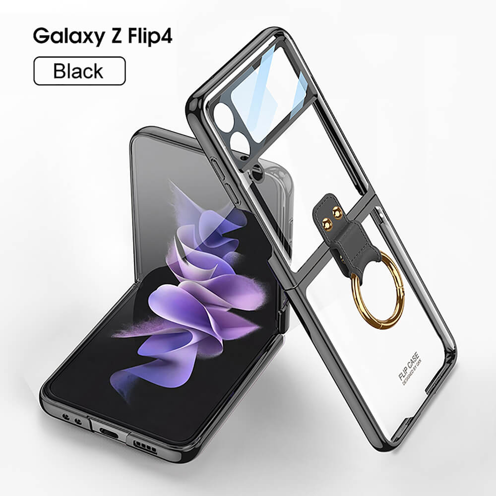 Newest Phantom Plating Anti-Drop Case For Samsung Galaxy Z Flip3 Flip4 Samsung Cases