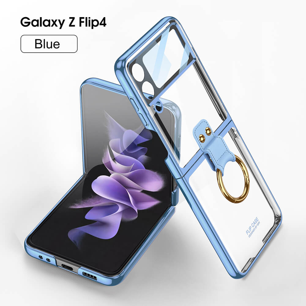 Newest Phantom Plating Anti-Drop Case For Samsung Galaxy Z Flip3 Flip4 Samsung Cases