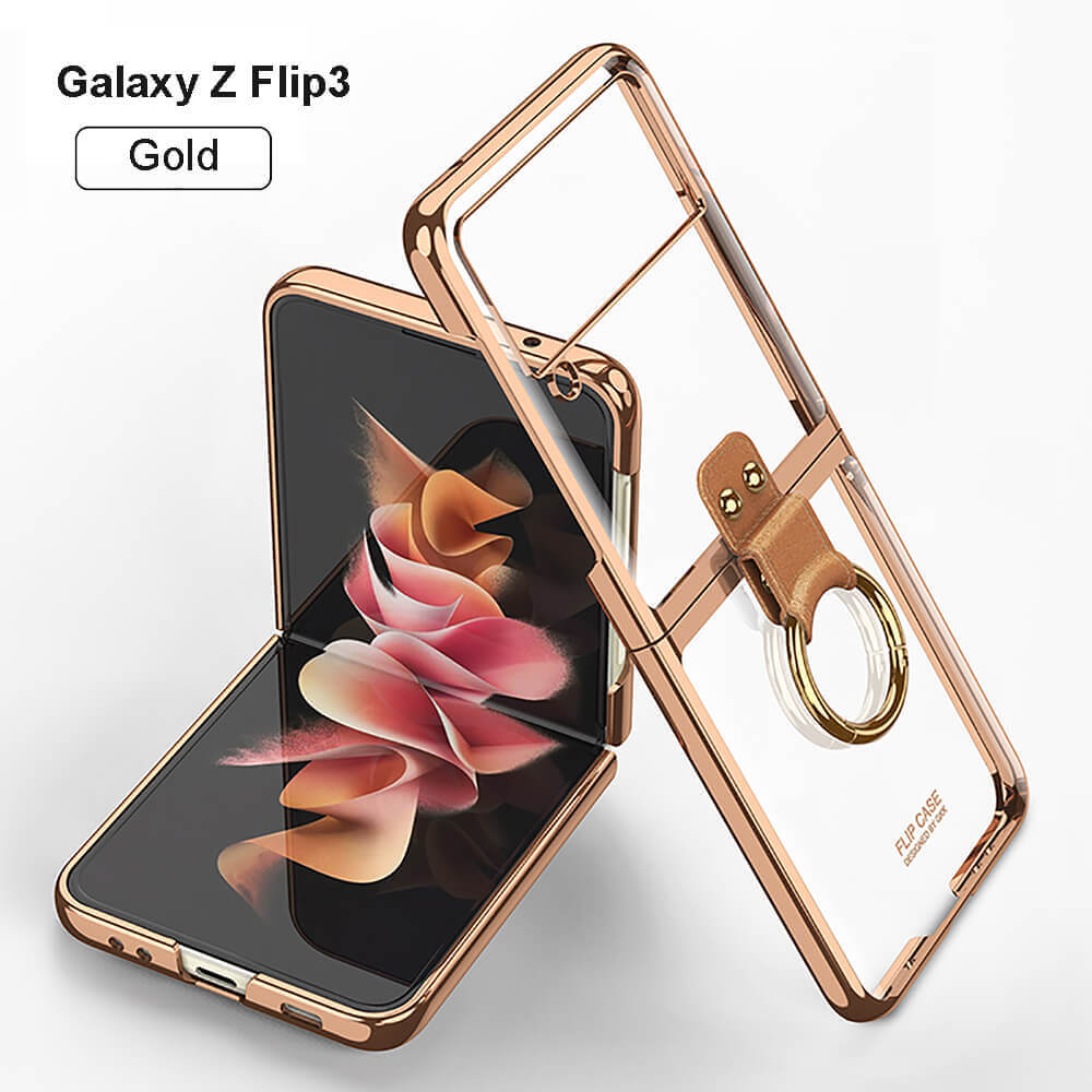 Newest Phantom Plating Anti-Drop Case For Samsung Galaxy Z Flip3 Flip4 Samsung Cases