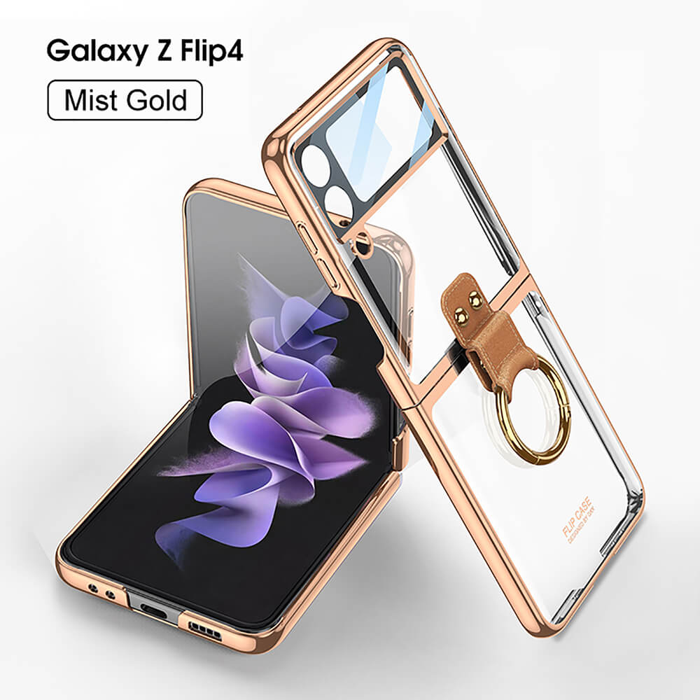Newest Phantom Plating Anti-Drop Case For Samsung Galaxy Z Flip3 Flip4 Samsung Cases