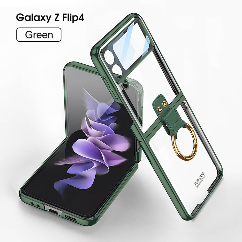 Newest Phantom Plating Anti-Drop Case For Samsung Galaxy Z Flip3 Flip4 Samsung Cases