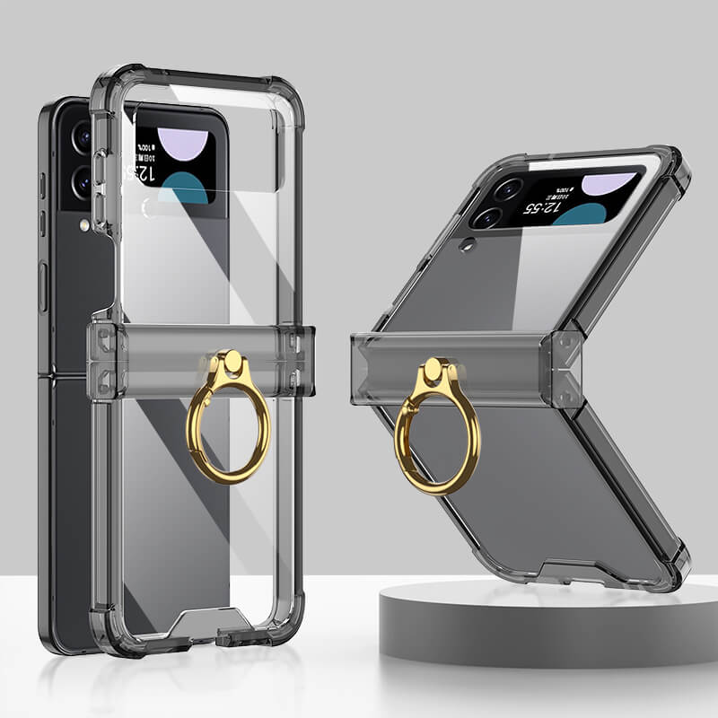 Galaxy Z Flip4 Flip3 | Airbag Ring Hinge Phone Case Samsung Cases