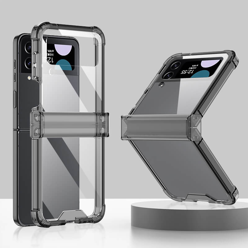 Galaxy Z Flip4 Flip3 | Airbag Ring Hinge Phone Case Samsung Cases