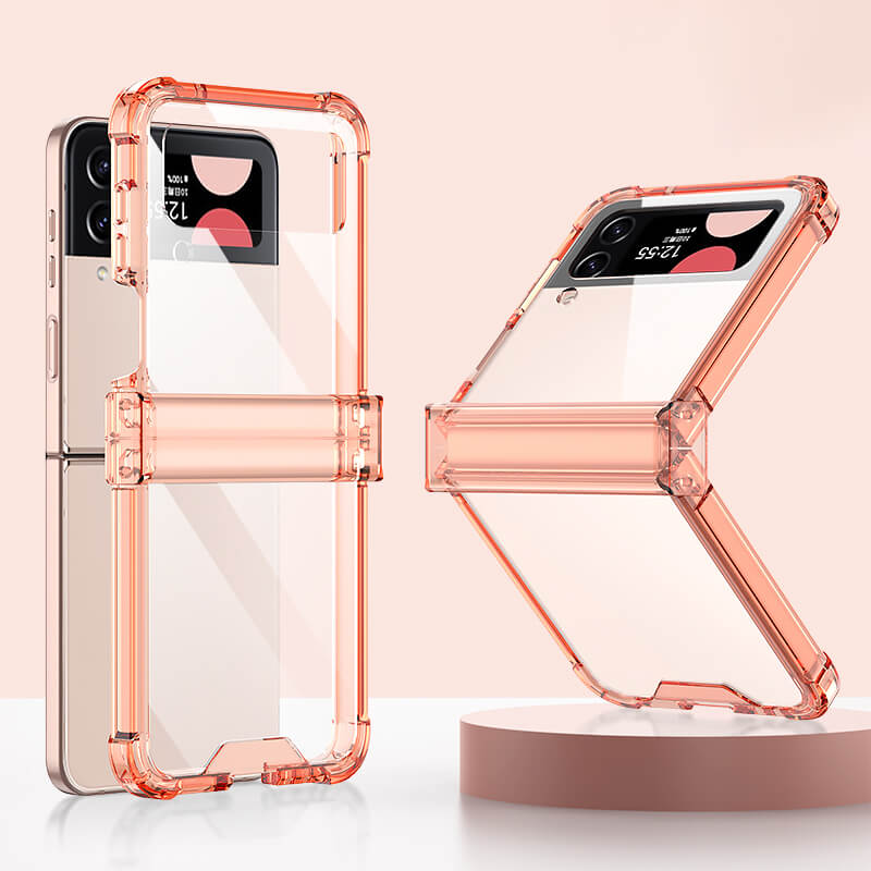 Galaxy Z Flip4 Flip3 | Airbag Ring Hinge Phone Case Samsung Cases