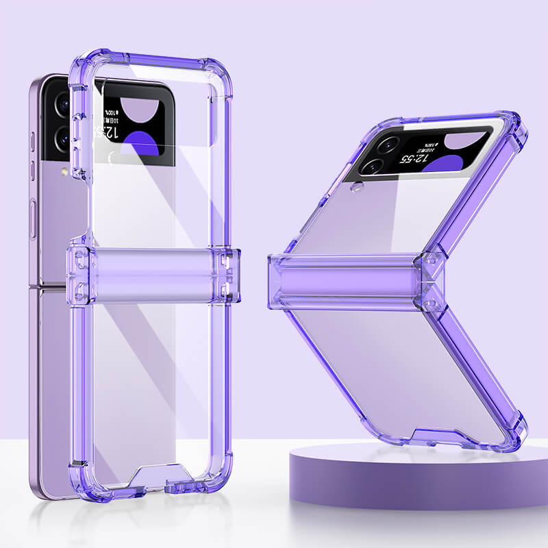 Galaxy Z Flip4 Flip3 | Airbag Ring Hinge Phone Case Samsung Cases