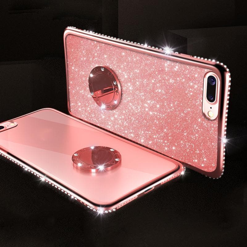 High Quality Glitter Diamond Ring Case
