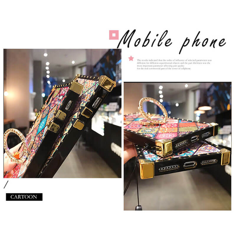 High-Quality Luxury Boho - Lanyard Ring iPhone Case iPhone Case