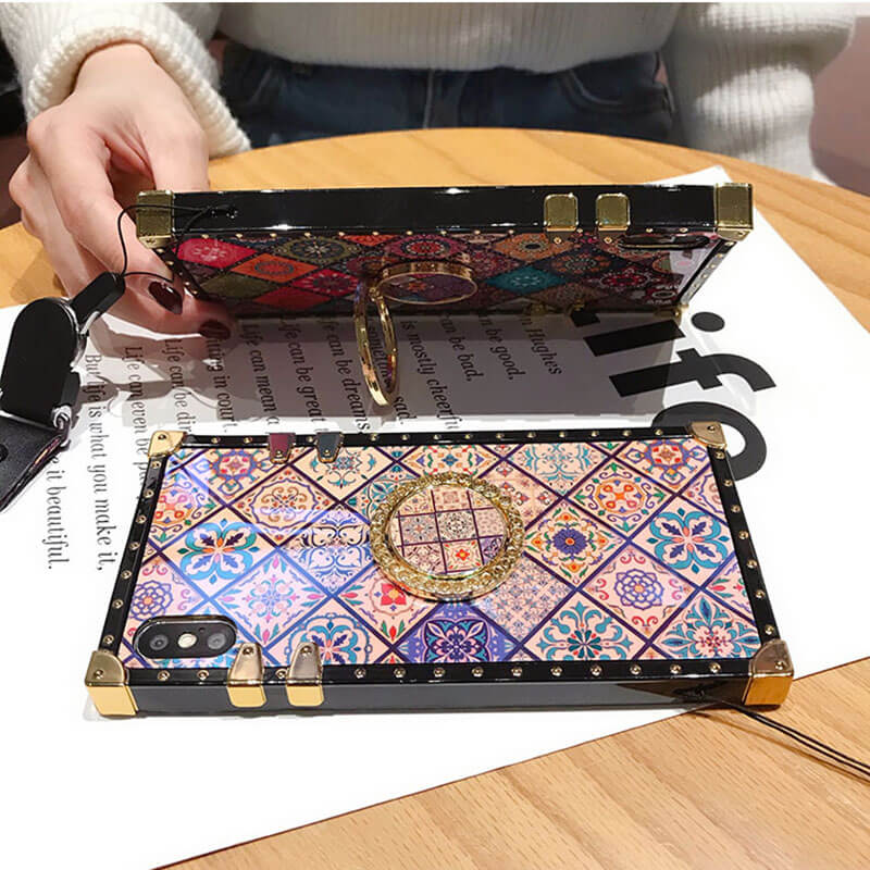 High-Quality Luxury Boho - Lanyard Ring iPhone Case iPhone Case
