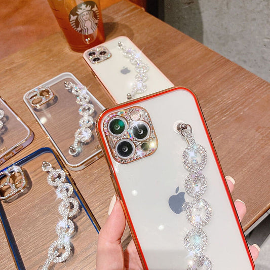 Luxury Rhinestone Bracelet - TPU iPhone Case iPhone Case