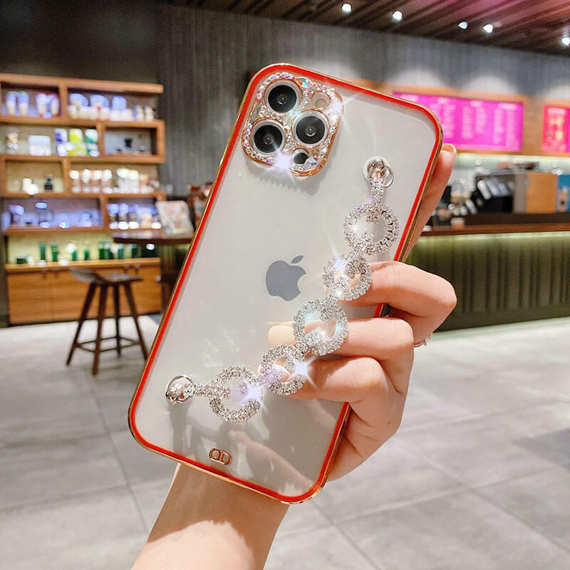 Luxury Rhinestone Bracelet - TPU iPhone Case iPhone Case