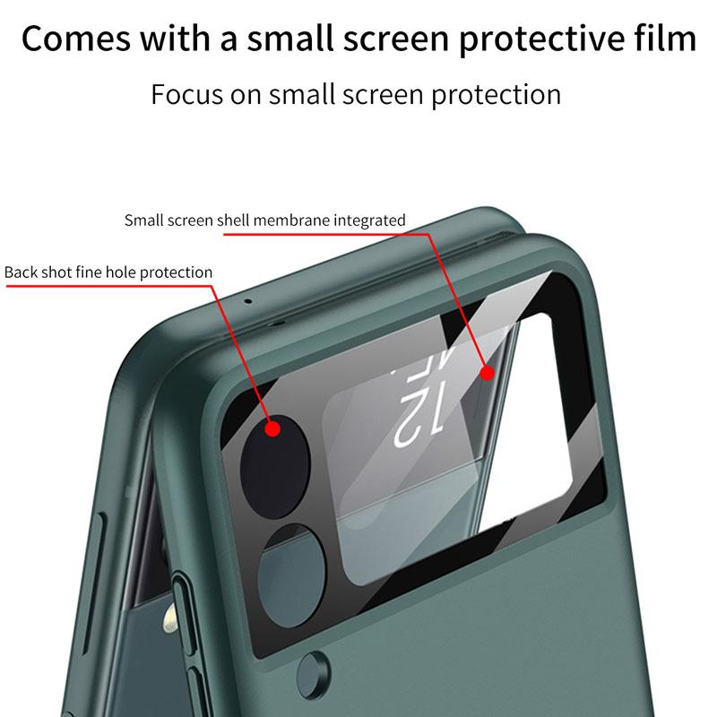 Magnetic All-included Shockproof Plastic - Samsung Z Flip 3 5G Phone Case Samsung Galaxy Z Flip 3 Case