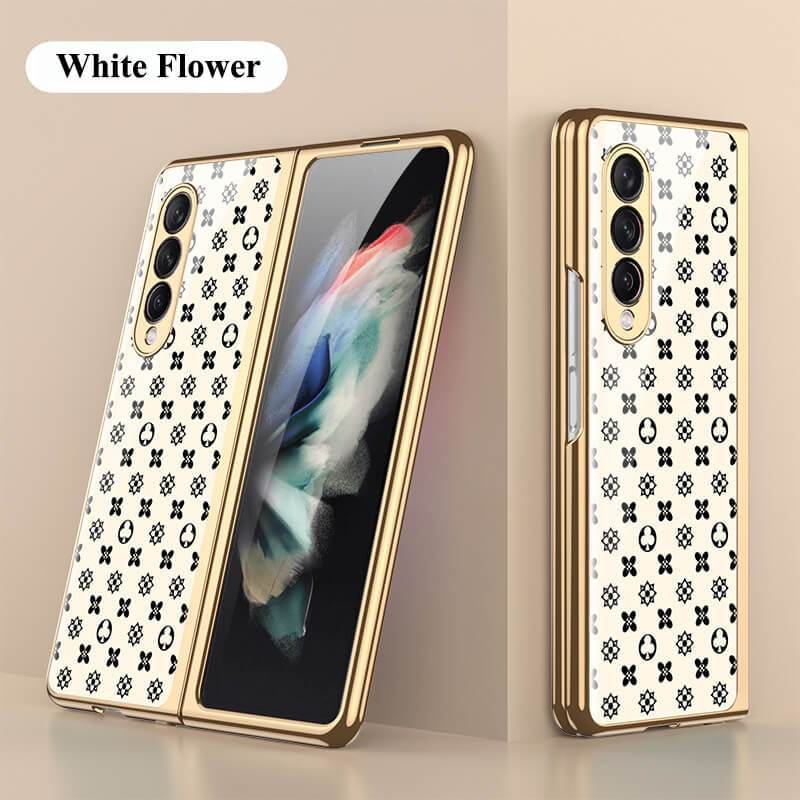Flower Glass - Samsung Galaxy Z Fold 3 5G Phone Case Samsung Galaxy Z Fold 3 Case