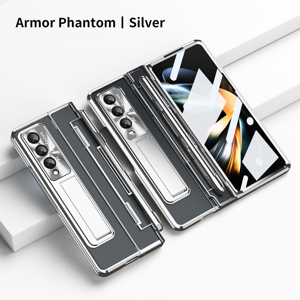 Enhanced Version of Armor Hinge Folding Shell Case For Samsung Galaxy Z Fold3 Fold4