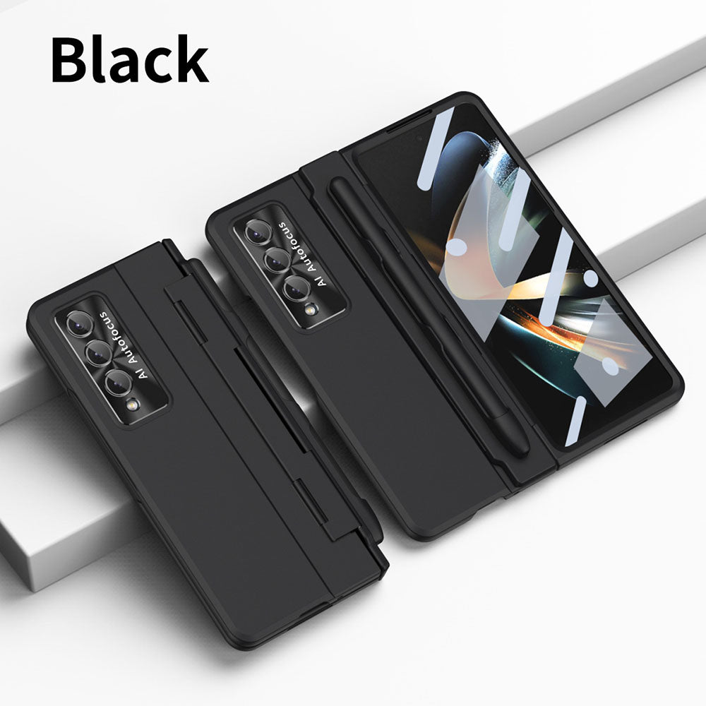 Newest Hinge All-inclusive Drop-Proof Phone Case For Samsung Galaxy Z Fold3 Fold4 5G With Screen Protector