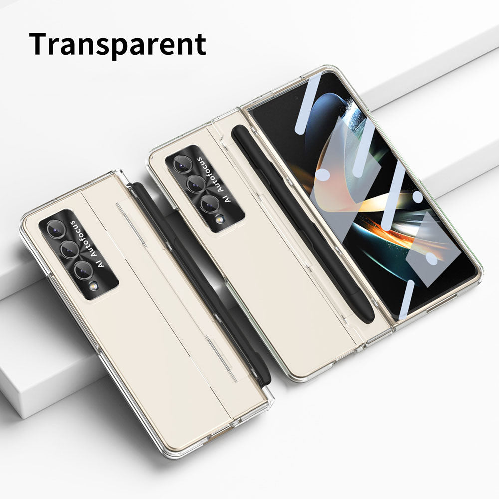 Newest Hinge All-inclusive Drop-Proof Phone Case For Samsung Galaxy Z Fold3 Fold4 5G With Screen Protector