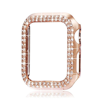Stylish Shamrock Metal Rhinestones Band For Apple Watch