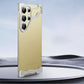 Frameless Aluminum Alloy Metal Corner Pad Anti-Fall Phone Case With Lens Protective Film For Samsung Galaxy