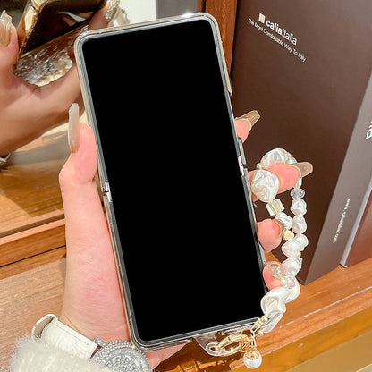 Electroplated Gold Rose Phone Case For Samsung Galaxy Z Flip 7/6/5/4/3
