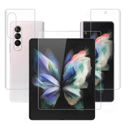 High-End Protective HD Hydrogel Film 4PCS - Samsung Galaxy Z Fold 3 Fold 4 5G Hydrogel Film Screen Protector