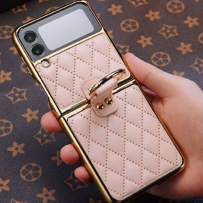 Creative Electroplating Diamond Protective Cover For Samsung Galaxy Z Flip 3 5G Samsung Galaxy Z Flip 3 Case