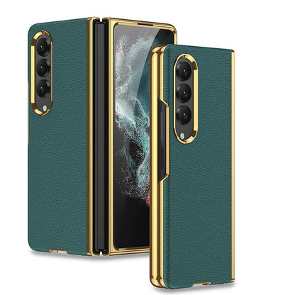 Samsung Galaxy Z Fold 4 5G Luxury Leather Ultra-thin All-inclusive Drop-resistant Protective Cover Samsung Cases