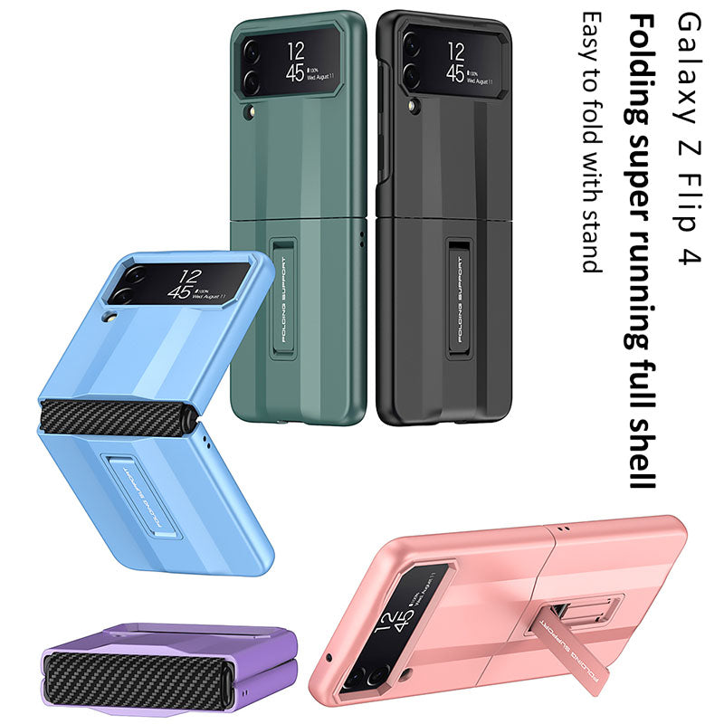 NEWEST Ultra-thin Frosted Magnetic Stand Cover For Samsung Galaxy Z Flip 4 5G Samsung Cases