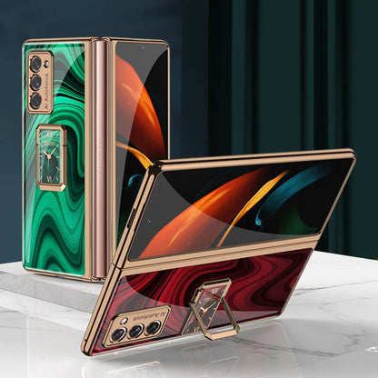 Luxury Plating Protective Scratch Proof iPhone Samsung Case With Ring iPhone Cases