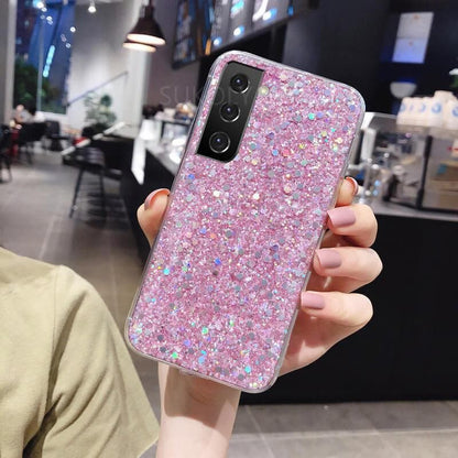 New Glitter Sequin - TPU Samsung Galaxy Phone Case Samsung Galaxy Phone Cases