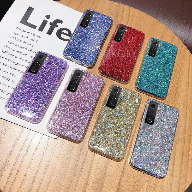 New Glitter Sequin - TPU Samsung Galaxy Phone Case Samsung Galaxy Phone Cases