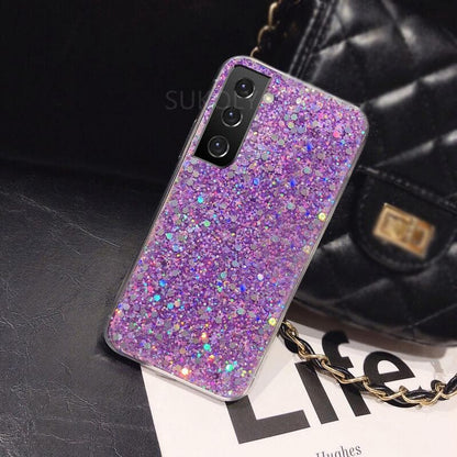 New Glitter Sequin - TPU Samsung Galaxy Phone Case Samsung Galaxy Phone Cases
