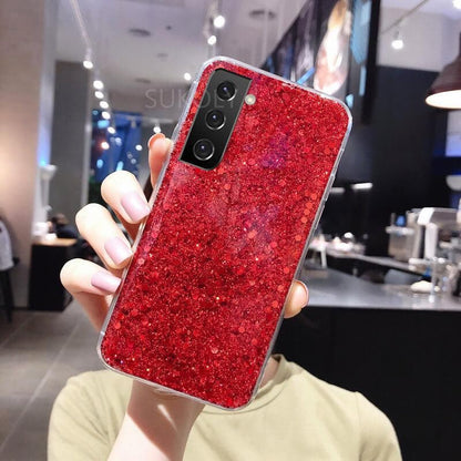 New Glitter Sequin - TPU Samsung Galaxy Phone Case Samsung Galaxy Phone Cases