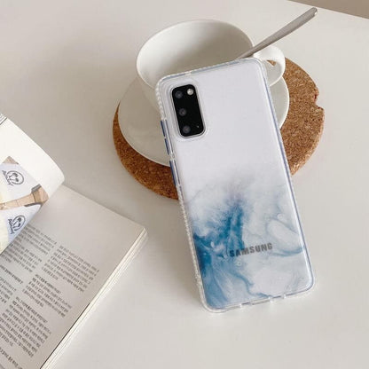 New Marble Pattern - Clear Samsung Galaxy Phone Case Samsung Galaxy Phone Cases