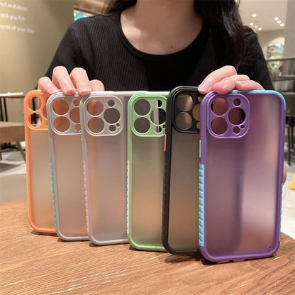New Frosted Multicolor - Anti-Drop TPU iPhone Case iPhone Case