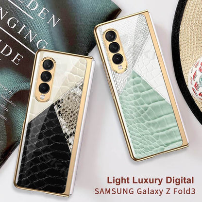 Python Leopard Print Tempered Glass - Samsung Galaxy Z Fold 3 5G Phone Case Samsung Galaxy Z Fold 3 Case
