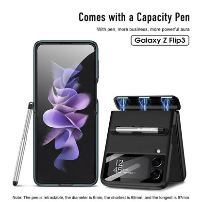 Newest Magnetic All-included Shockproof Plastic Hard Cover For Samsung Galaxy Z Flip3 Flip4 5G Samsung Cases