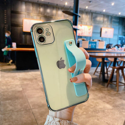 New Transparent Plating - Wristband TPU iPhone Case iPhone Case