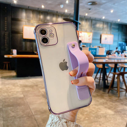 New Transparent Plating - Wristband TPU iPhone Case iPhone Case