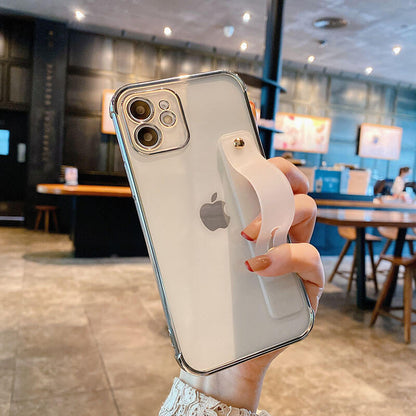 New Transparent Plating - Wristband TPU iPhone Case iPhone Case