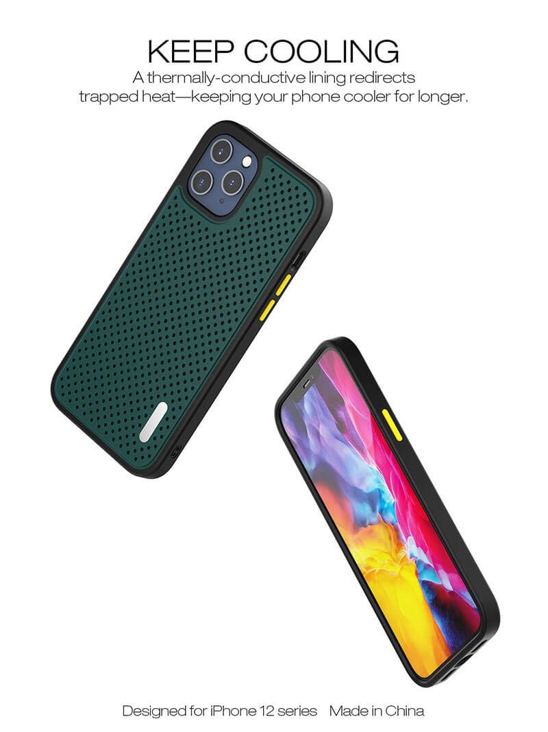 New Graphene Heat Dissipation - Vents TPU iPhone Case iPhone Case