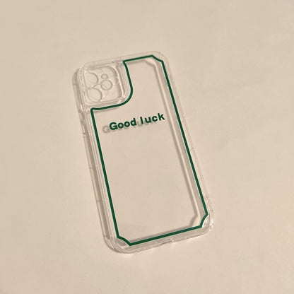 New Good Luck - Clear TPU iPhone Case iPhone Case