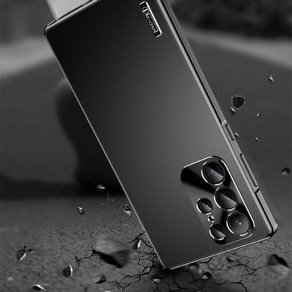 Newest Magnetic Close Aluminum Alloy Metal Case For Samsung Galaxy S23Ultra