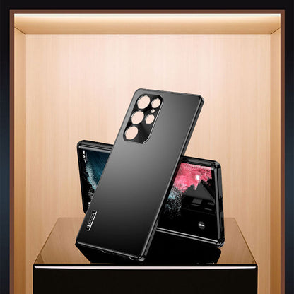 Newest Magnetic Close Aluminum Alloy Metal Case For Samsung Galaxy S23Ultra
