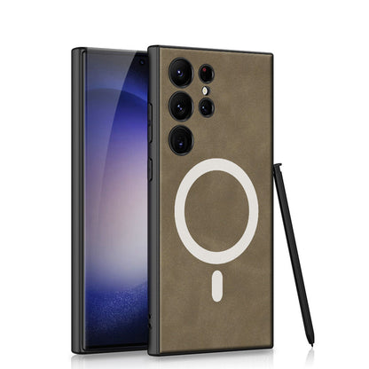 Newest Ultra-thin Leather Matte Phone Case For Samsung Galaxy S23 Series