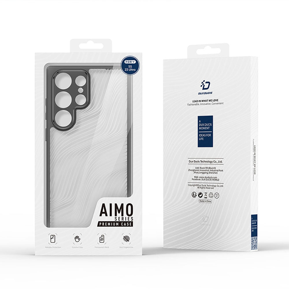 Aimo Frosted Transparent Premium Phone Case For S23 Series