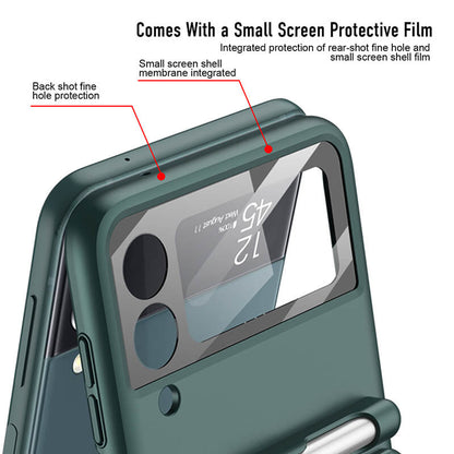 Newest Magnetic All-included Shockproof Plastic Hard Cover For Samsung Galaxy Z Flip3 Flip4 5G Samsung Cases