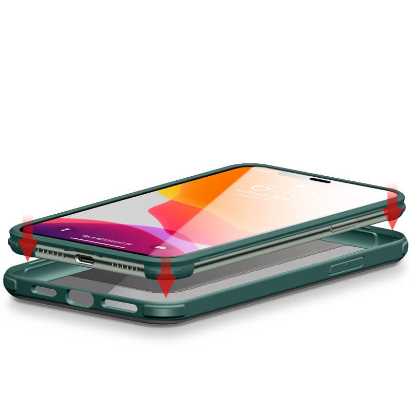 Transparent High-Definition Double-Sided Glass Fully Protects iPhone Case iPhone Case