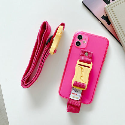 NEWEST Fluorescent Crossbody Sports Wristband Phone Case For iPhone iPhone Case