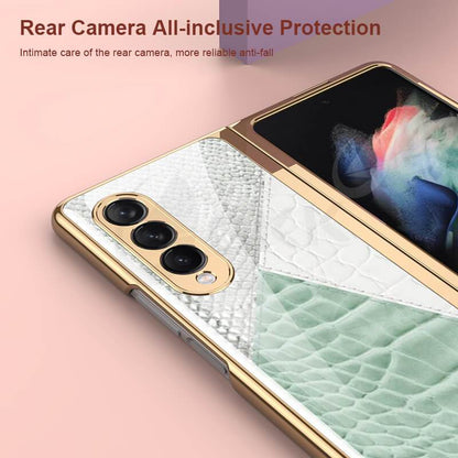 Python Leopard Print Tempered Glass - Samsung Galaxy Z Fold 3 5G Phone Case Samsung Galaxy Z Fold 3 Case