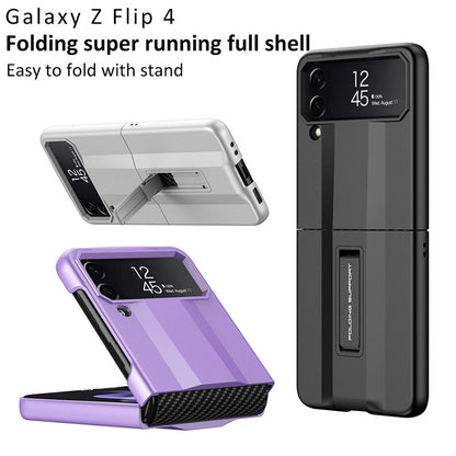 NEWEST Ultra-thin Frosted Magnetic Stand Cover For Samsung Galaxy Z Flip 4 5G Samsung Cases